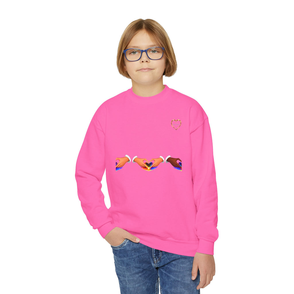 Link Hearts™ Unity Crewneck Sweatshirt — Youth Crewneck