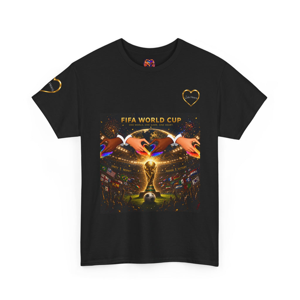 Link Hearts™ Football Unity Tee — Celebrate Passion & Global Togetherness