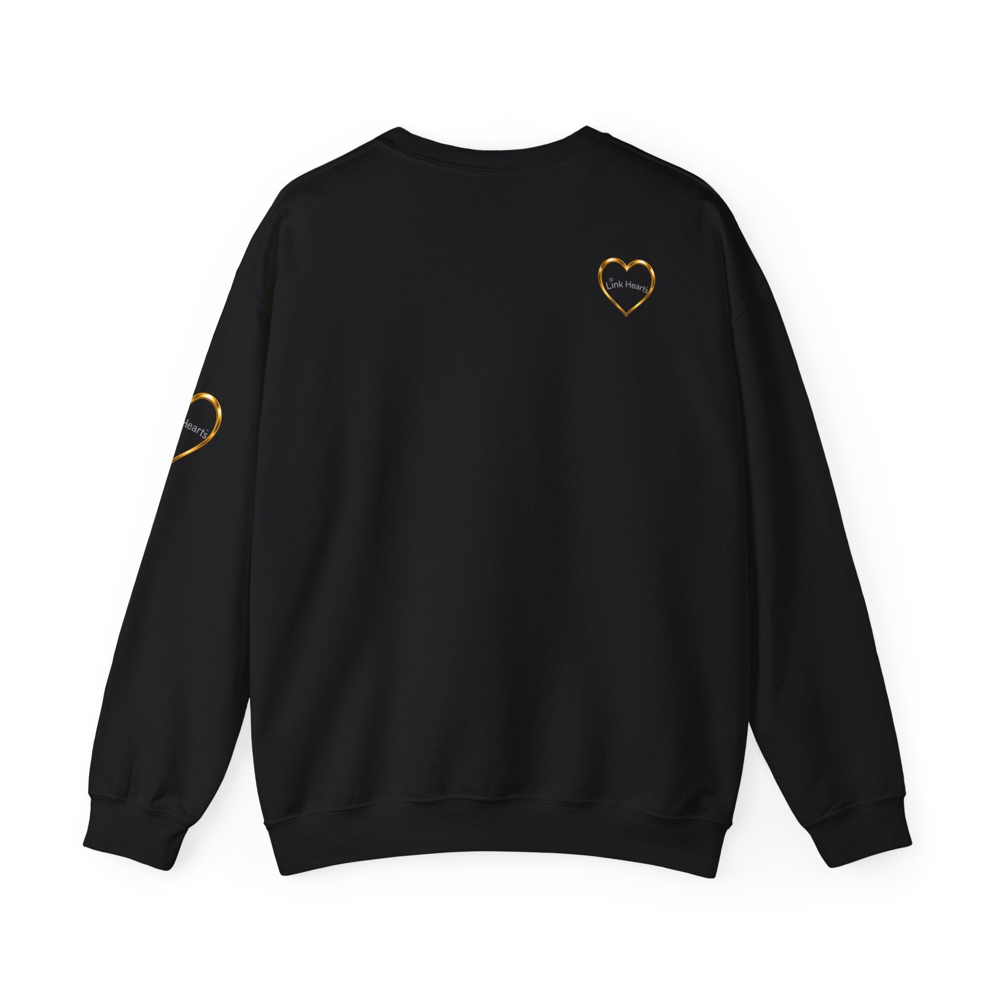 Love Hands Crewneck Sweatshirt — Rainbow Heart Solidarity Pullover