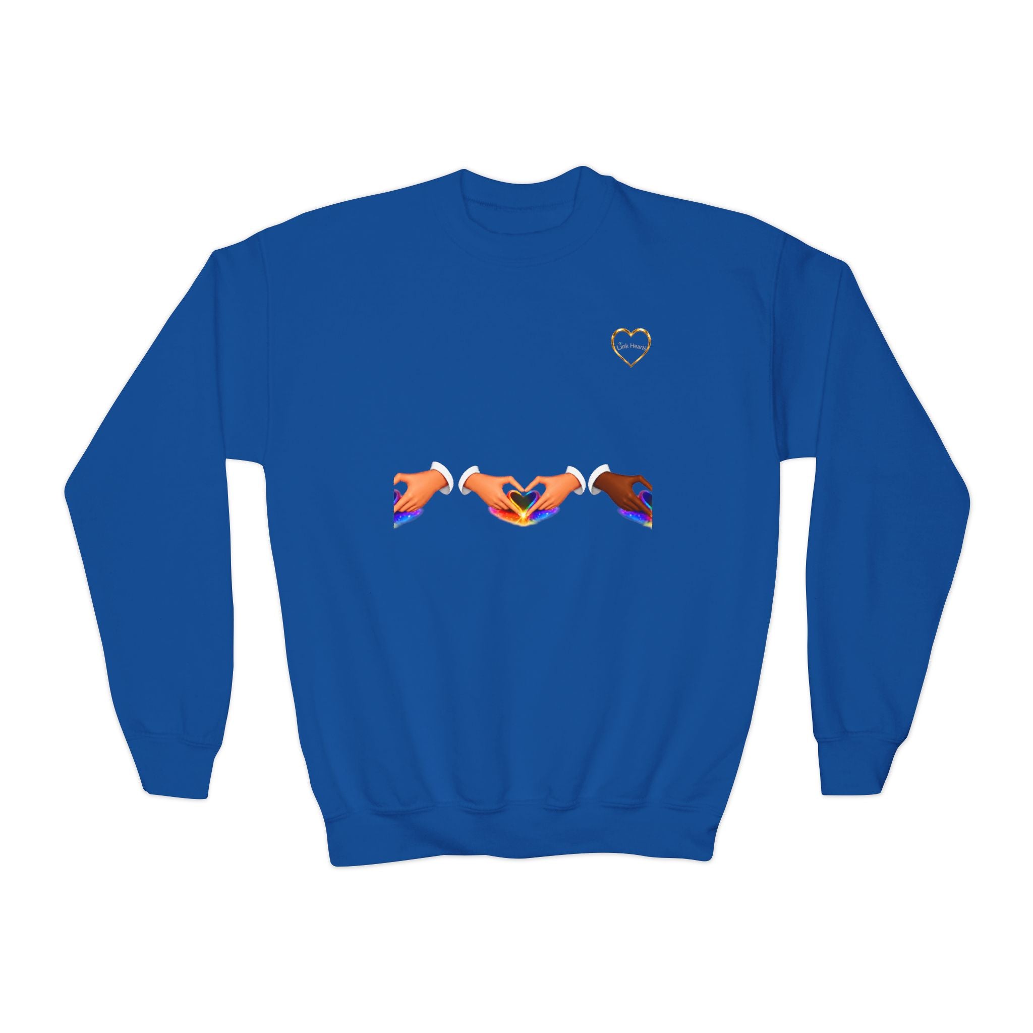 Link Hearts™ Unity Crewneck Sweatshirt — Youth Crewneck