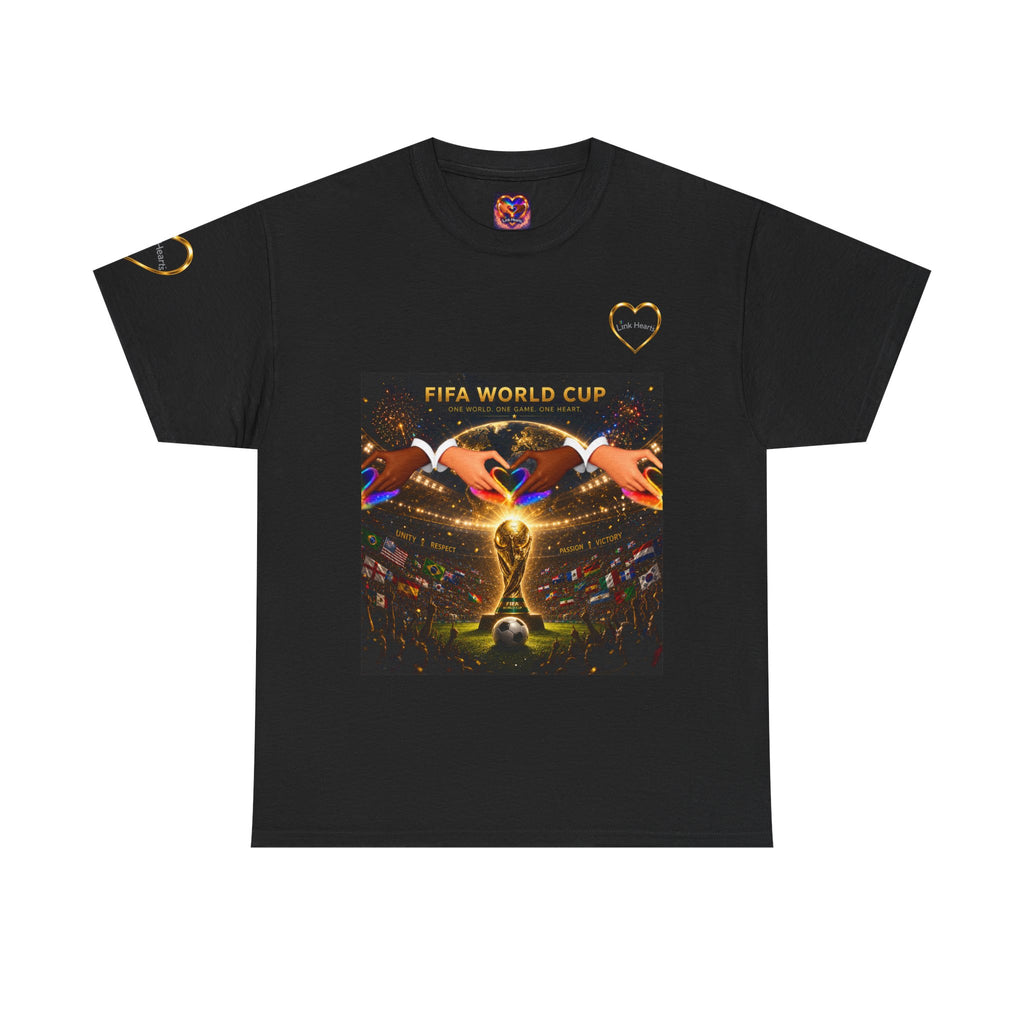 Link Hearts™ Football Unity Tee — Celebrate Passion & Global Togetherness