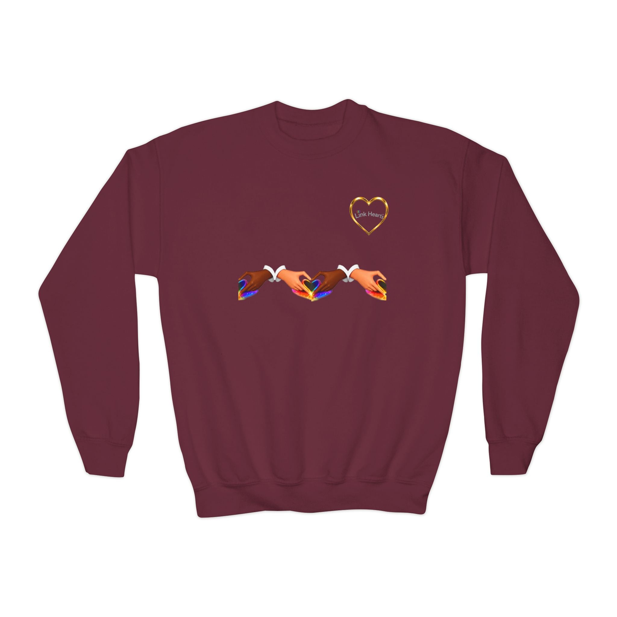 Link Hearts™ Unity Youth Crewneck Sweatshirt