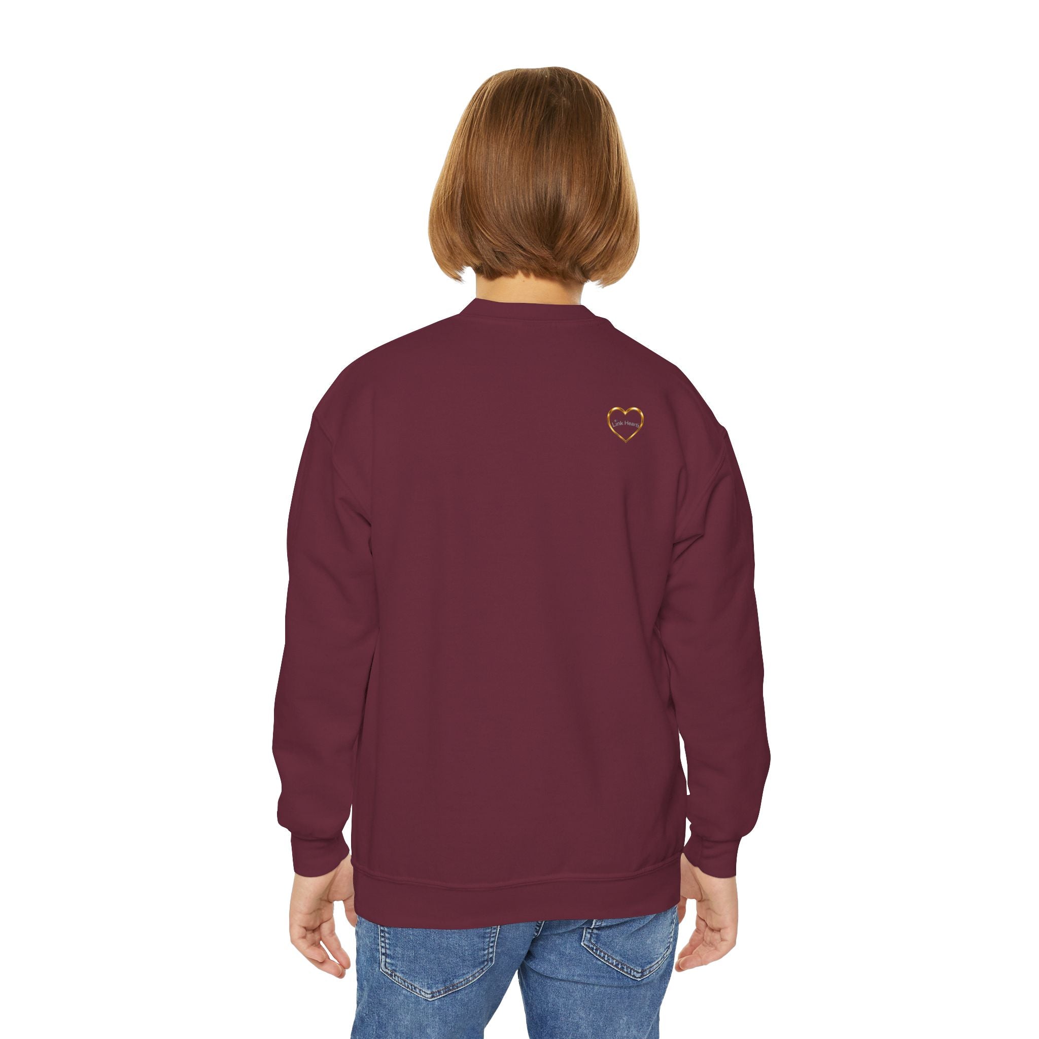Link Hearts™ Unity Crewneck Sweatshirt — Youth Crewneck
