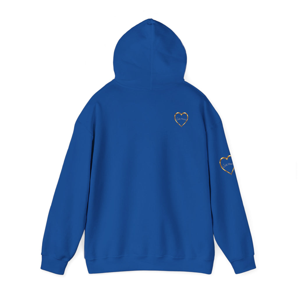 Hoodie — Rainbow Heart Hands Graphic Pullover