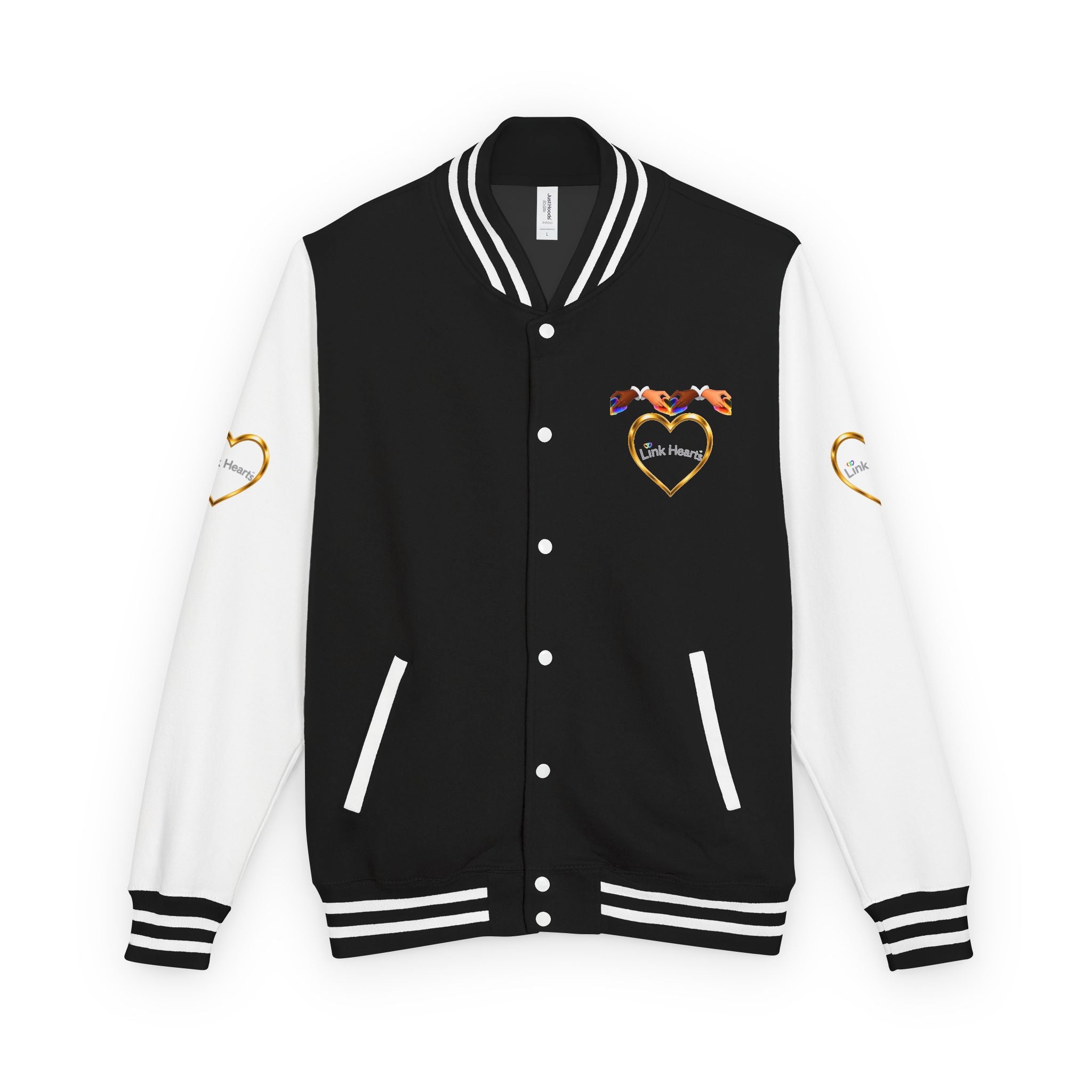 Link Hearts™ Premium Varsity Jacket – Wear the Movement.