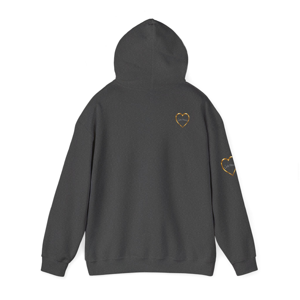 Hoodie — Rainbow Heart Hands Graphic Pullover
