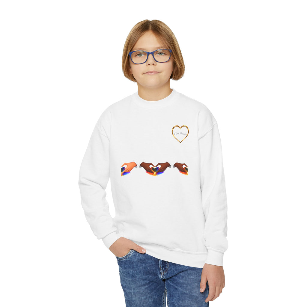 Link Hearts™ Unity Youth Crewneck Sweatshirt